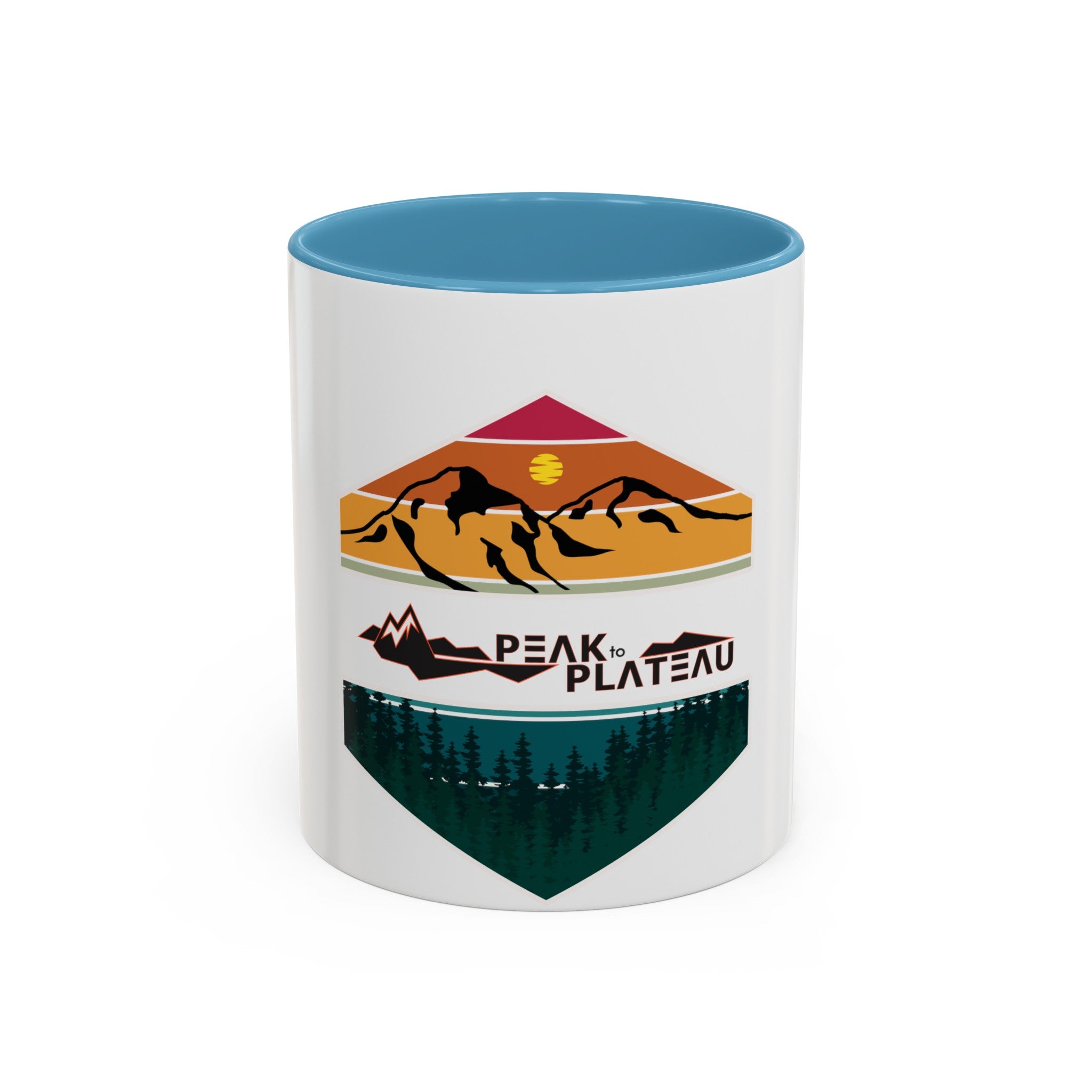 Buy light-blue Diamond Mountain Coffee Mug (11, 15oz)