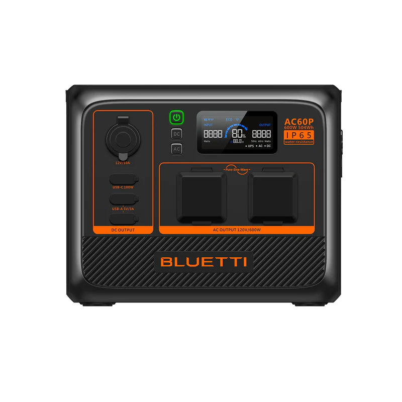 BLUETTI AC60P Portable Power Station | 600W 403Wh