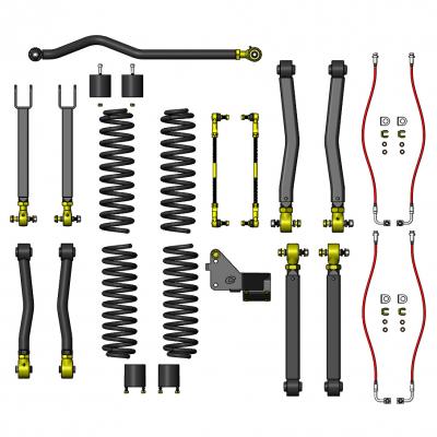 Jeep Wrangler 3.5" Premium Lift Kit 2007-2018, JK