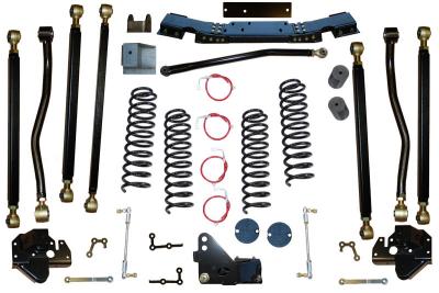 Jeep Wrangler 2.5" Pro Series 3 Link Long Arm Lift Kit 2007-2018, JK