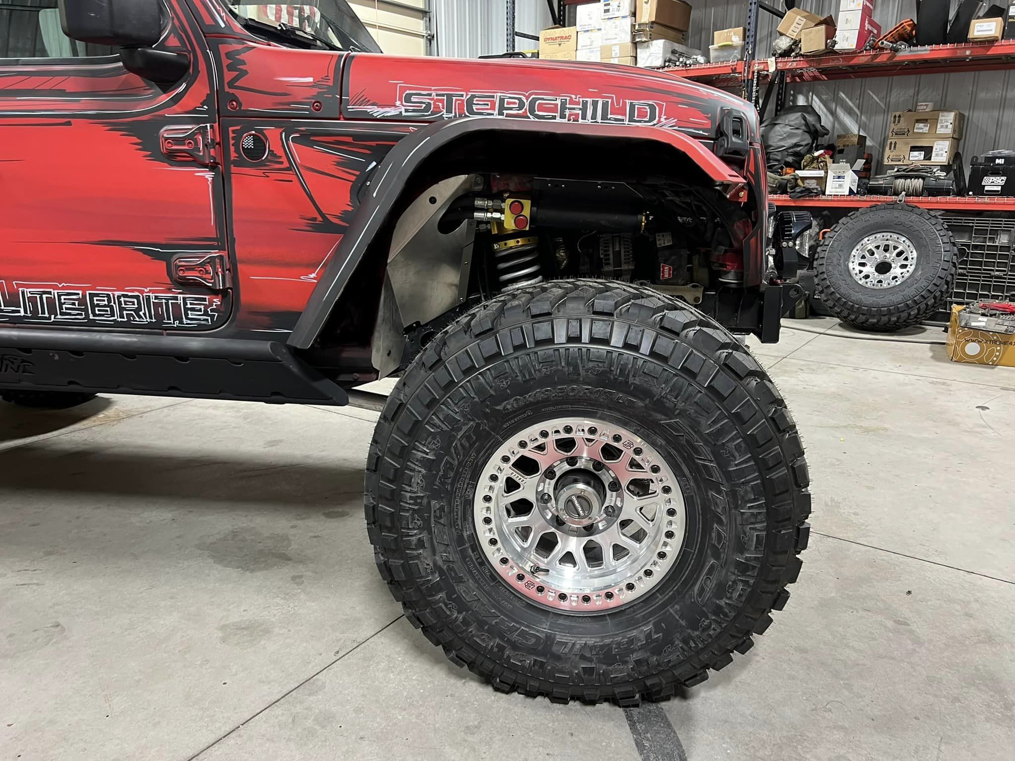 JL/JT Aluminum High Line Fender Flares (Front)