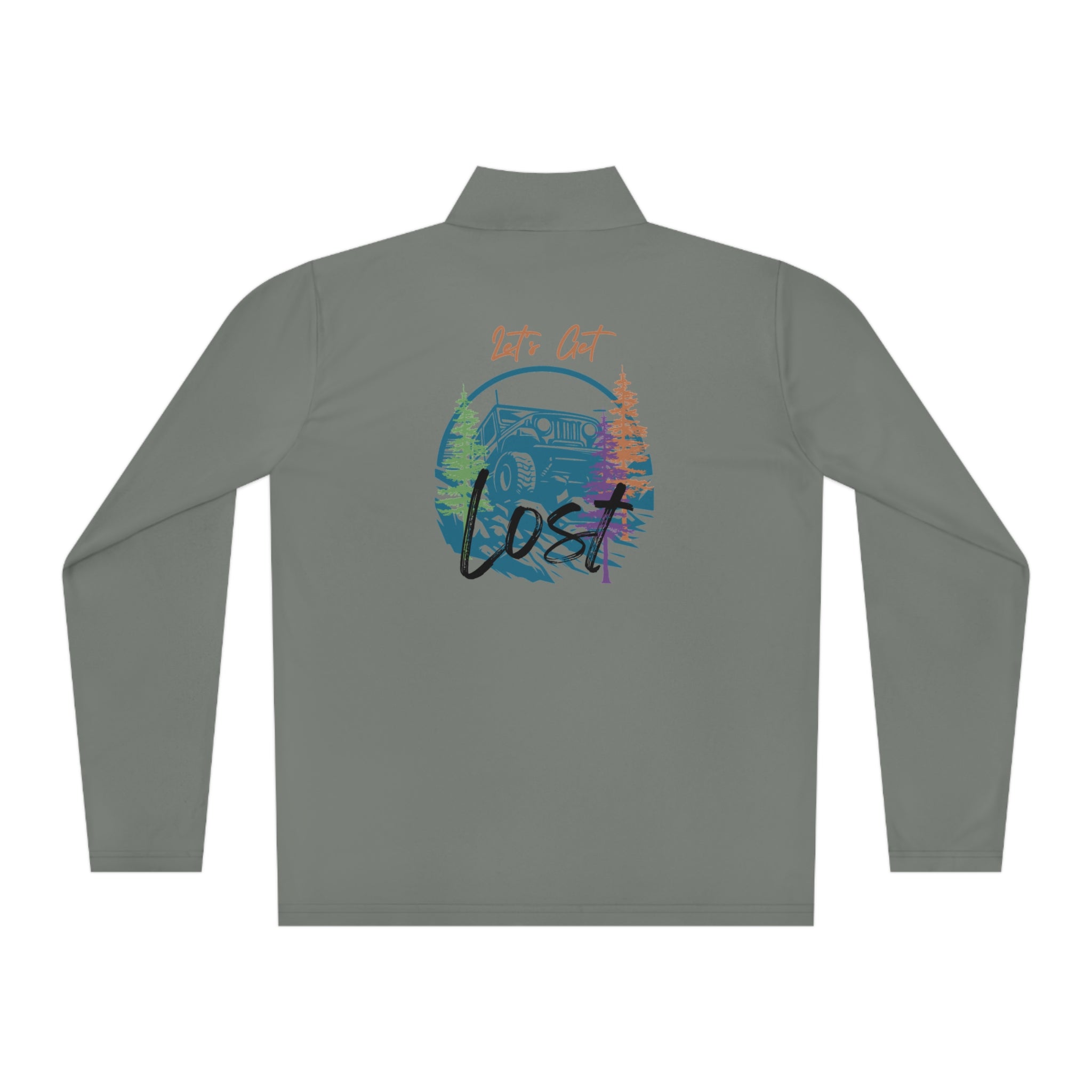 Let’s get Lost Unisex Quarter-Zip Pullover