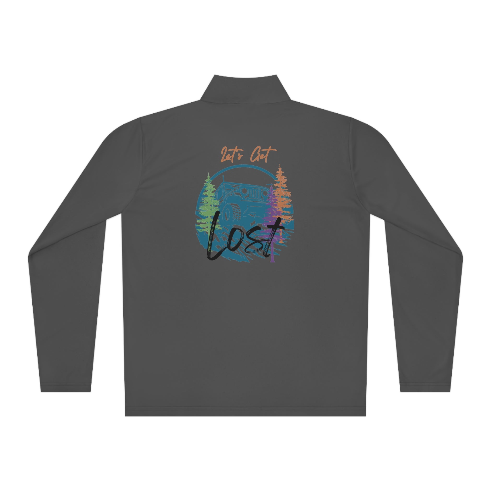 Let’s get Lost Unisex Quarter-Zip Pullover