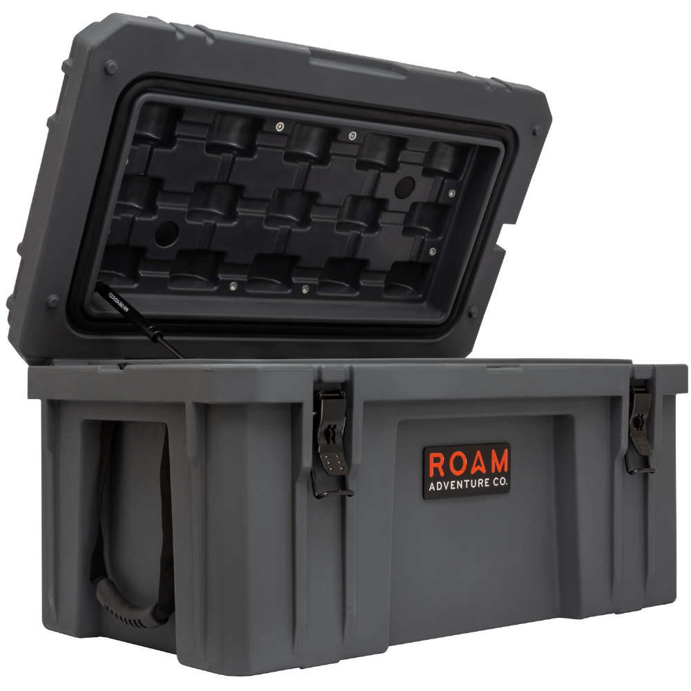 ROAM 82L Rugged Case - medium heavy-duty storage box shown in Slate