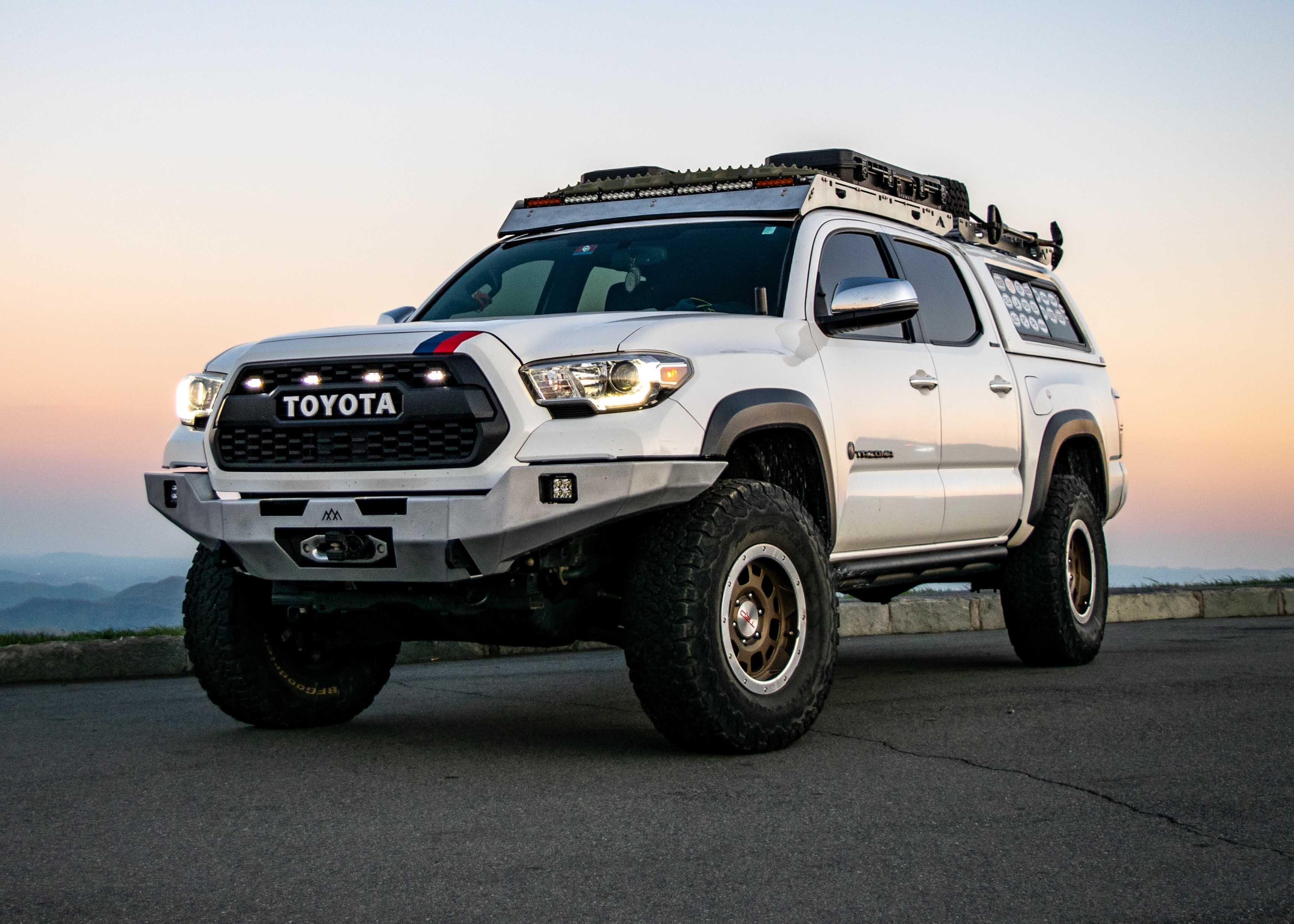 Toyota Tacoma (2016+) Hi-Lite Overland Front Bumper [No Bull Bar] - Backwoods Adventure Mods