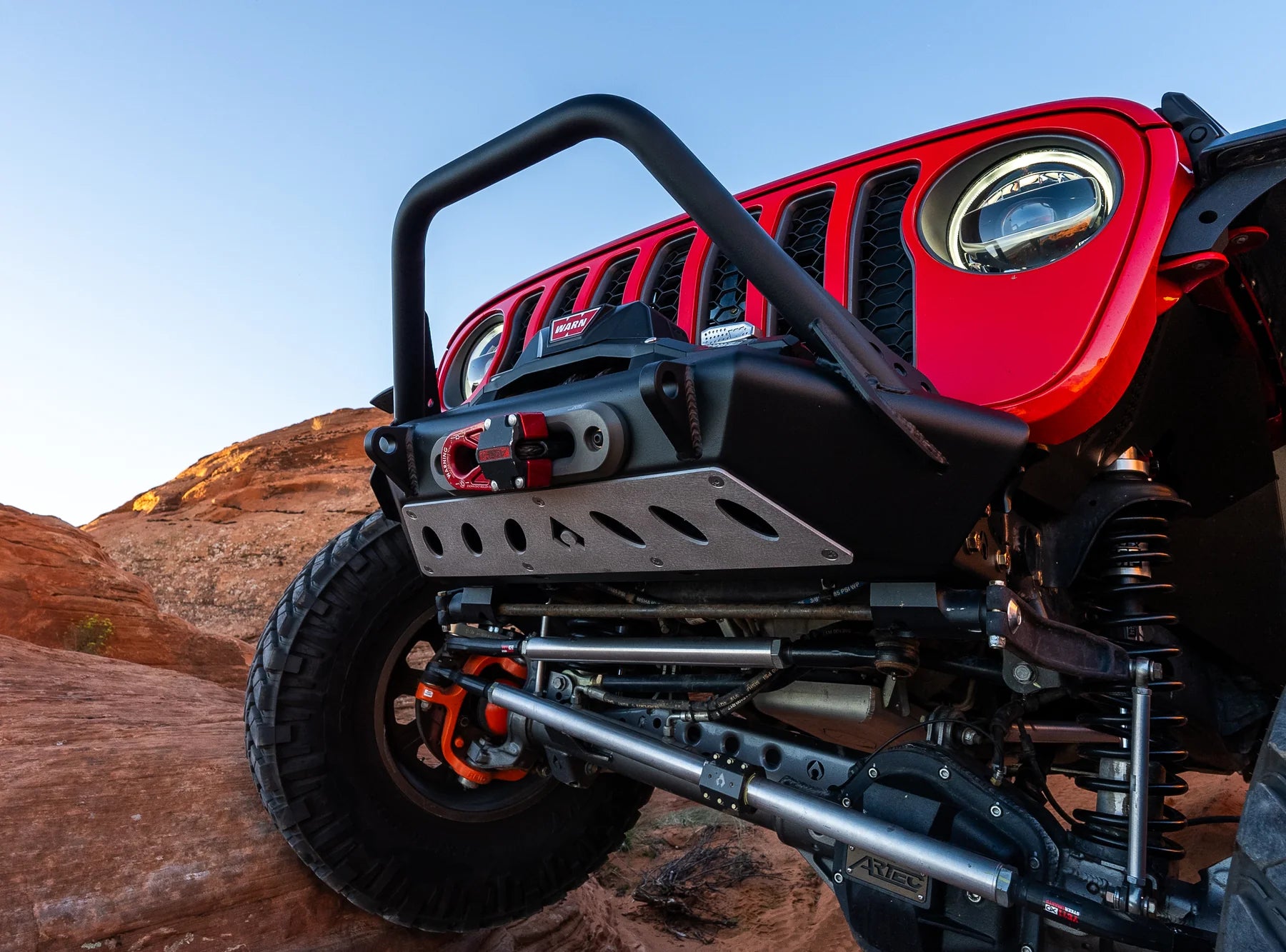 Artec JK JL JT HIGH CLEARANCE FRONT BUMPER With HOOP