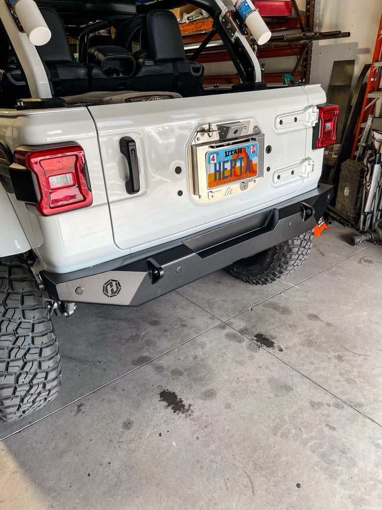 JL/JLU Rear Bumper "The Stanton" - Hepta MFG Jeep JL JLU rear Bumper