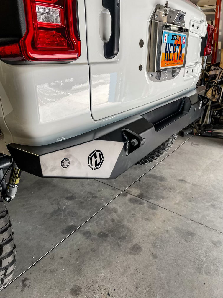 JL/JLU Rear Bumper "The Stanton" - Hepta MFG Jeep JL JLU rear Bumper