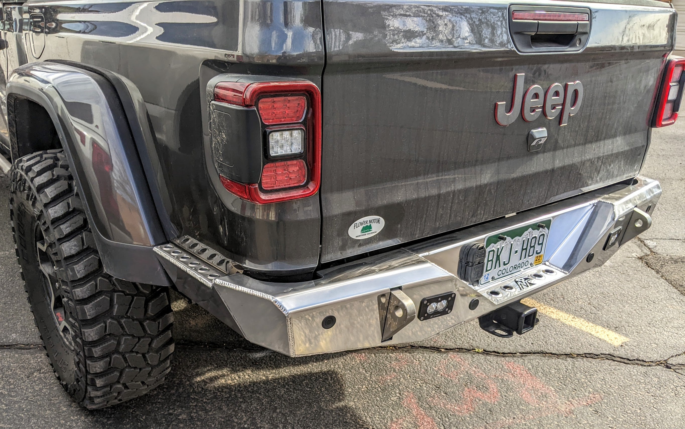 JT Aluminum Rear Bumper - Featherweight Series