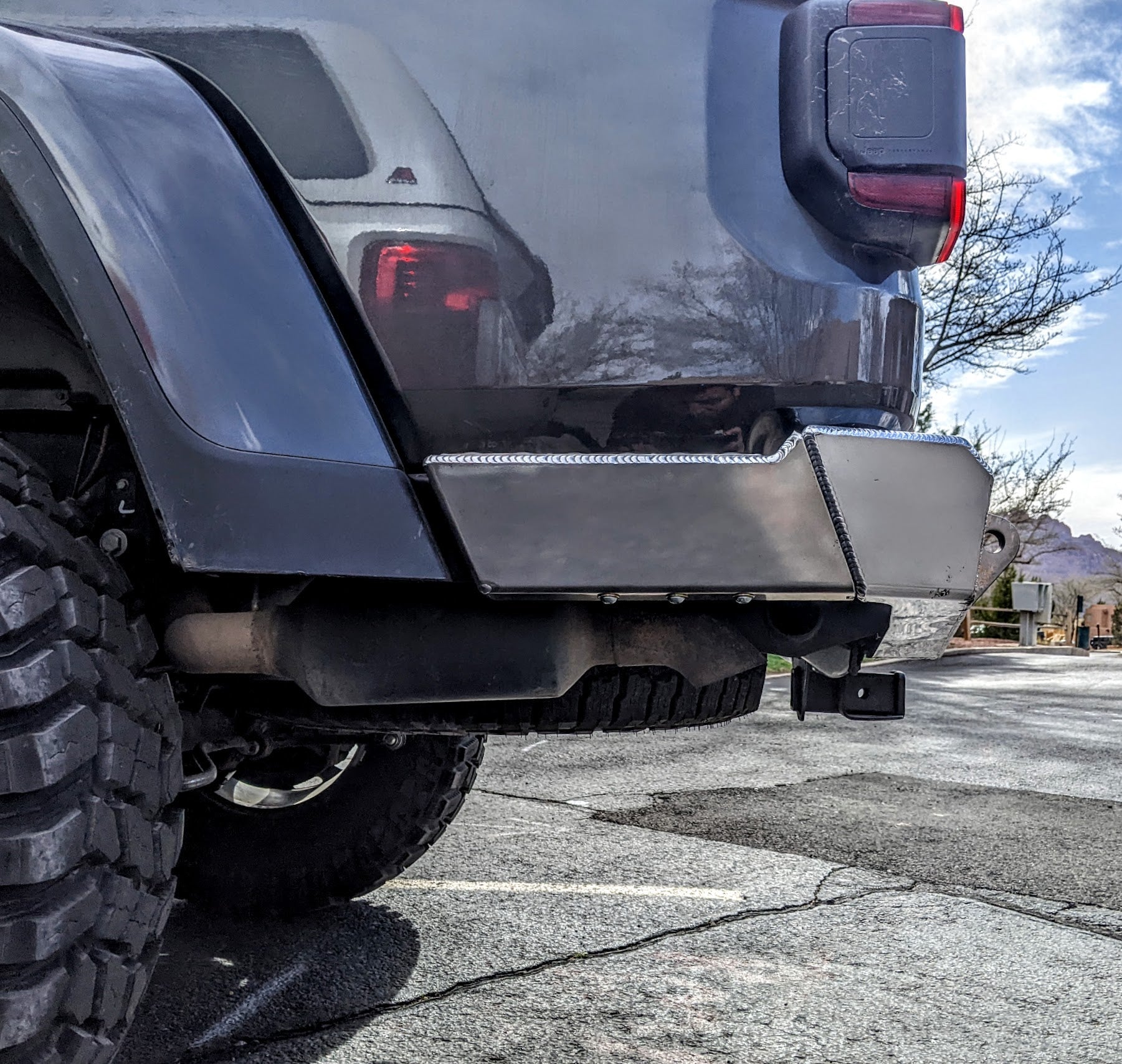 JT Aluminum Rear Bumper - Featherweight Series