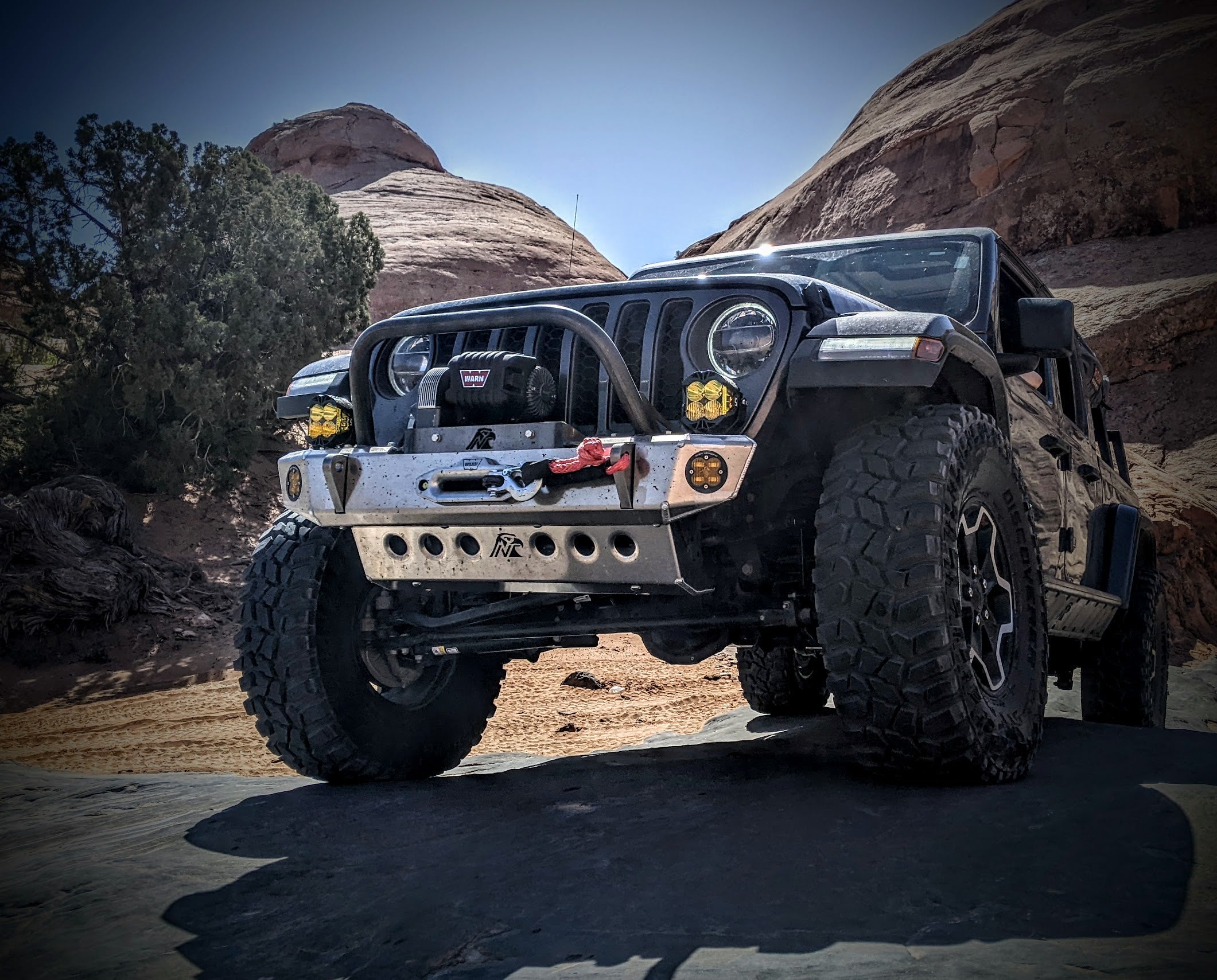 JL/JT Front Bumper - 8274 Aluminum Adventure Series - 0