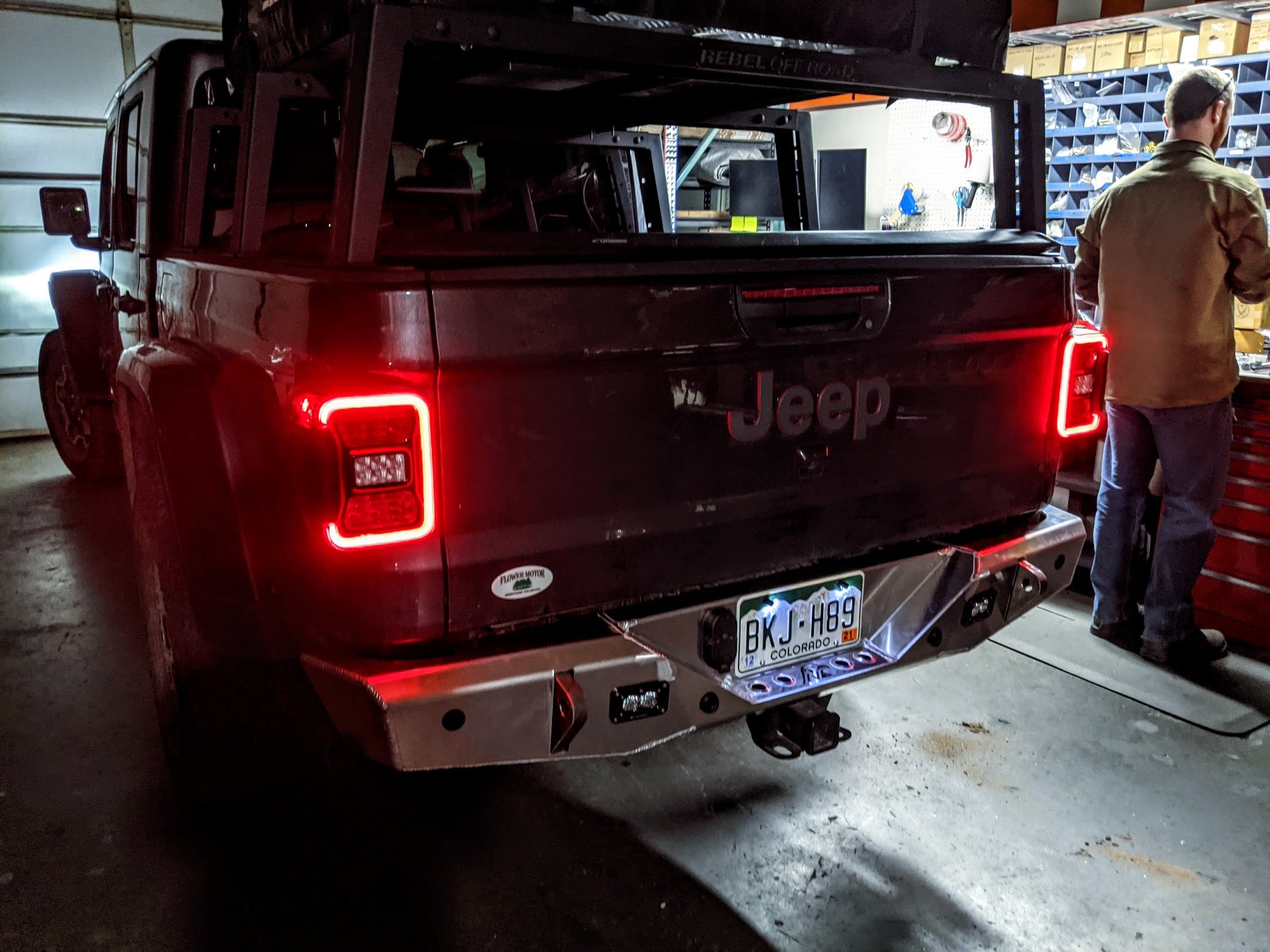 JT Aluminum Rear Bumper - Featherweight Series