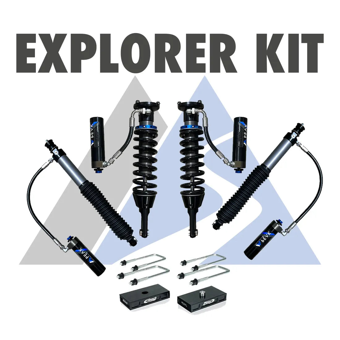 Peak Suspension 2.5″ Explorer Kit | Toyota Tacoma 2005-2023