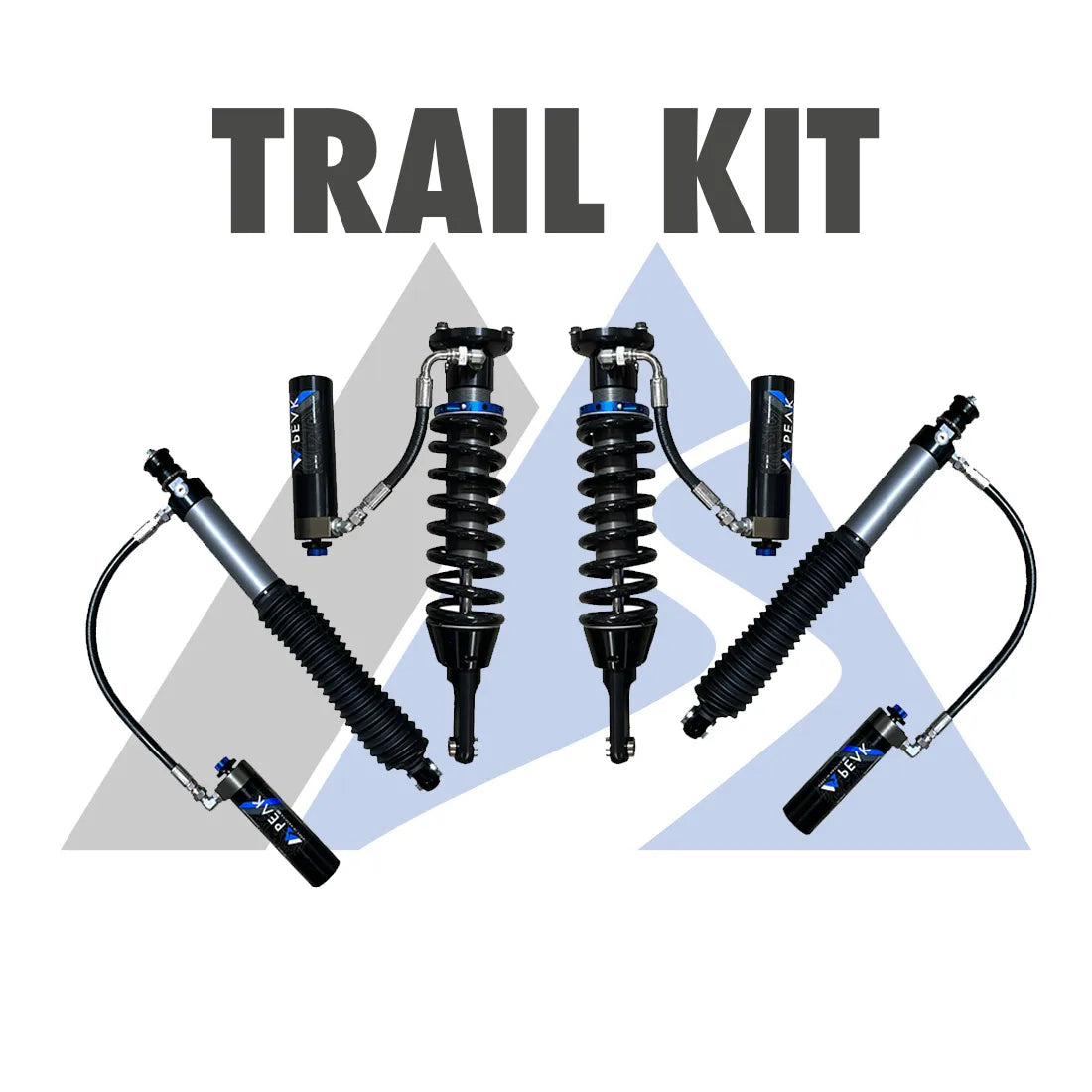 Peak Suspension 2.5″ Trail Kit | Toyota Tacoma 2005-2023