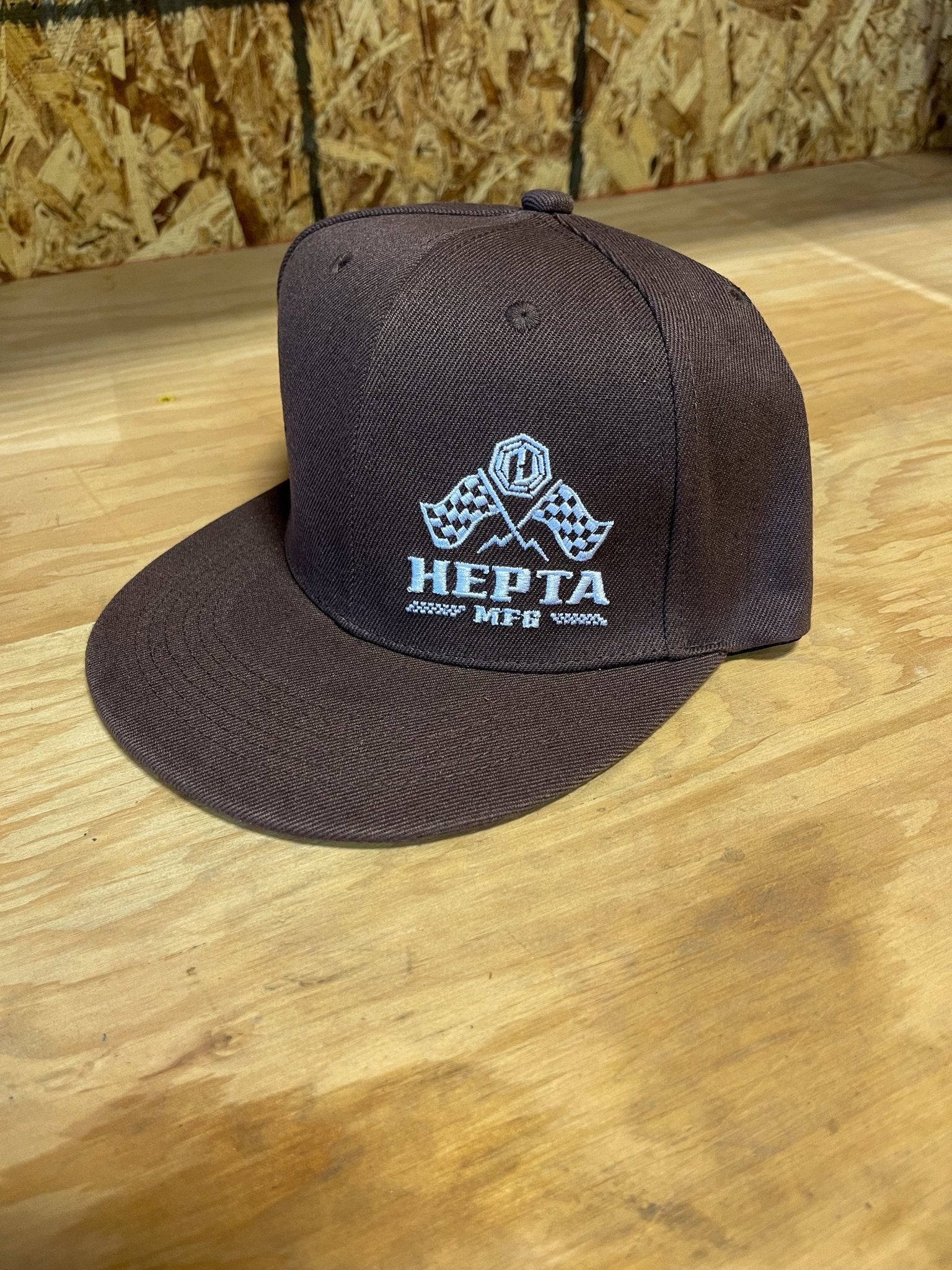 Flat Bill Race Logo Hat - Hepta MFG