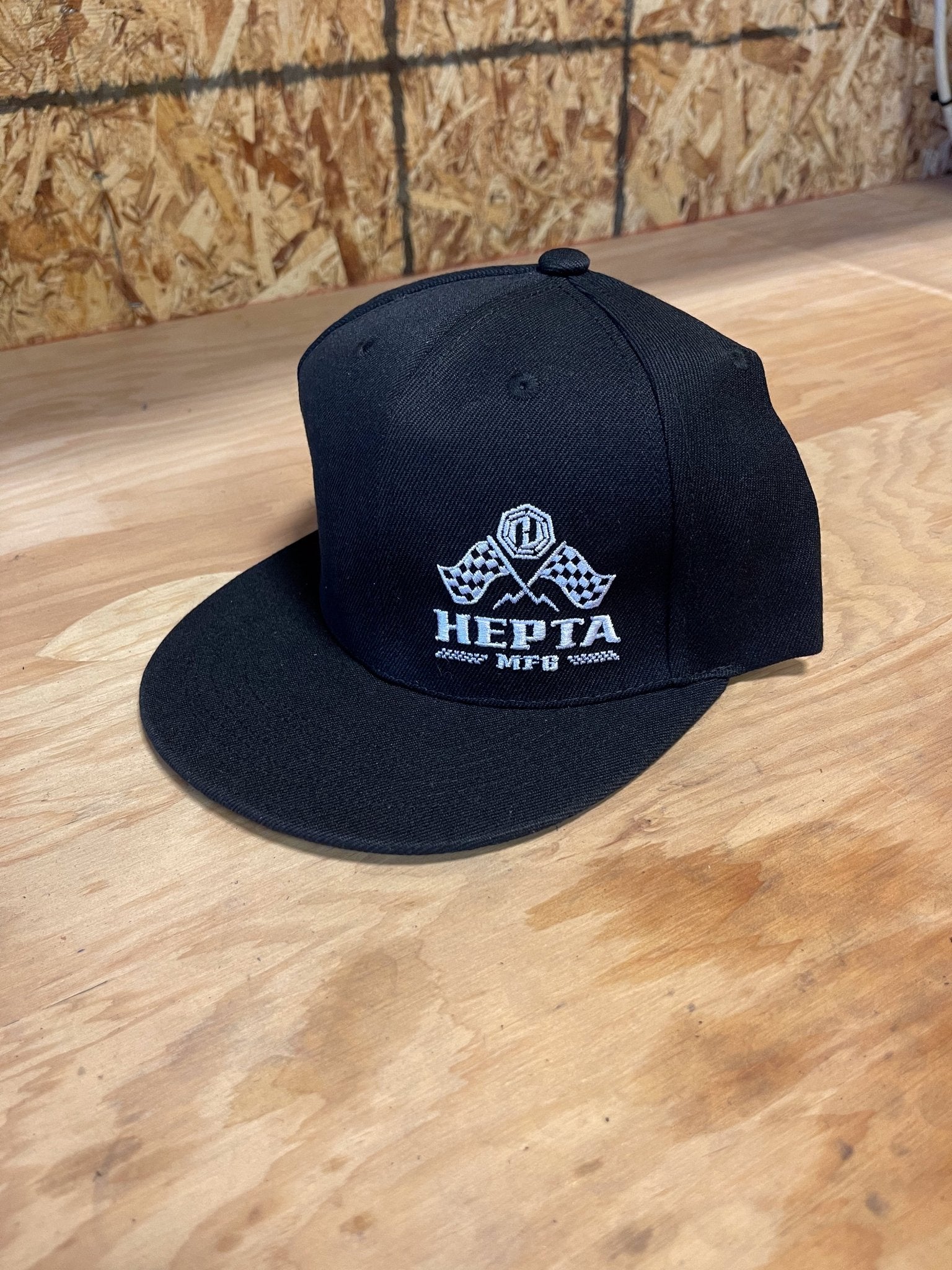 Flat Bill Race Logo Hat - Hepta MFG