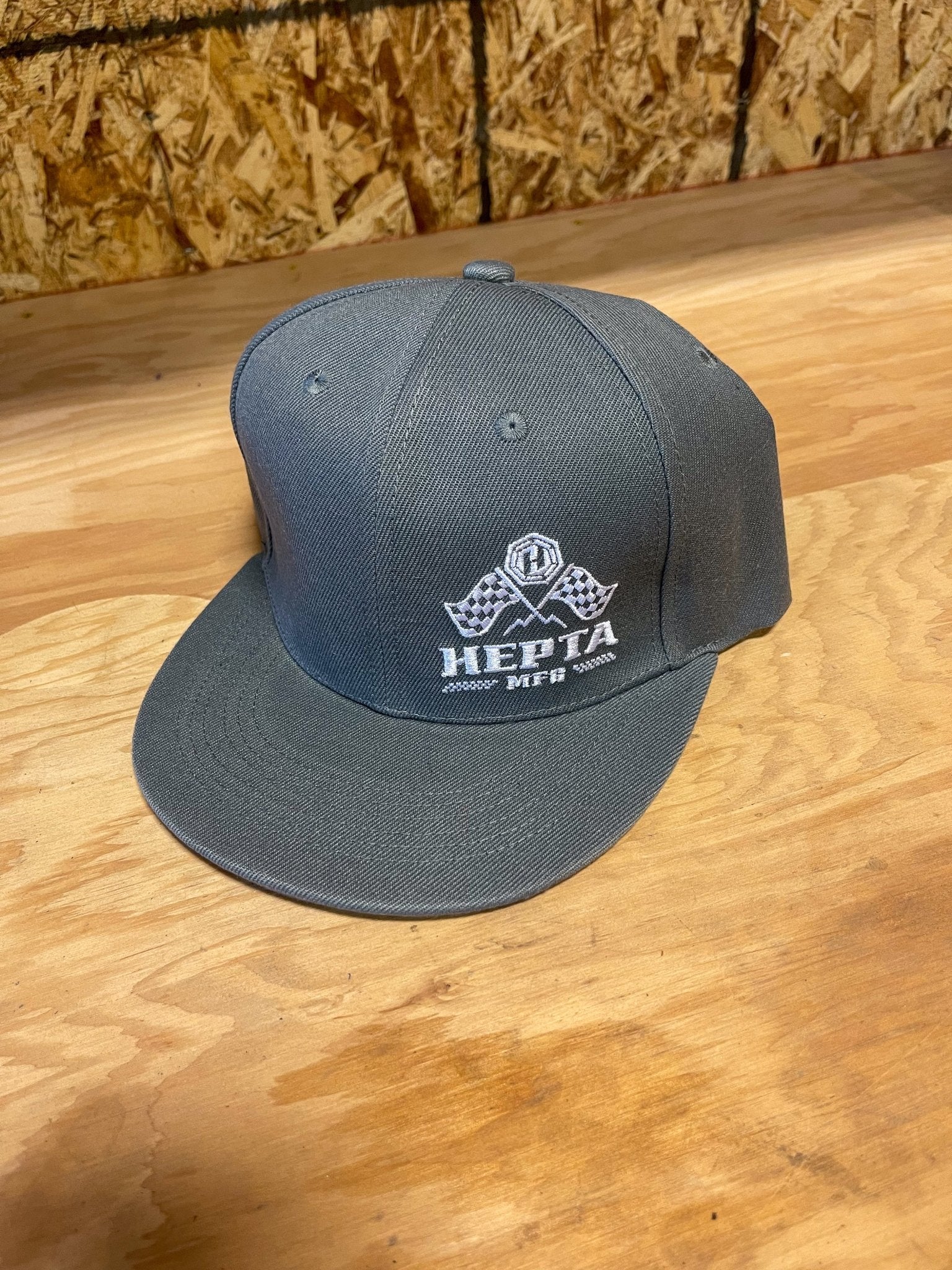 Flat Bill Race Logo Hat - Hepta MFG