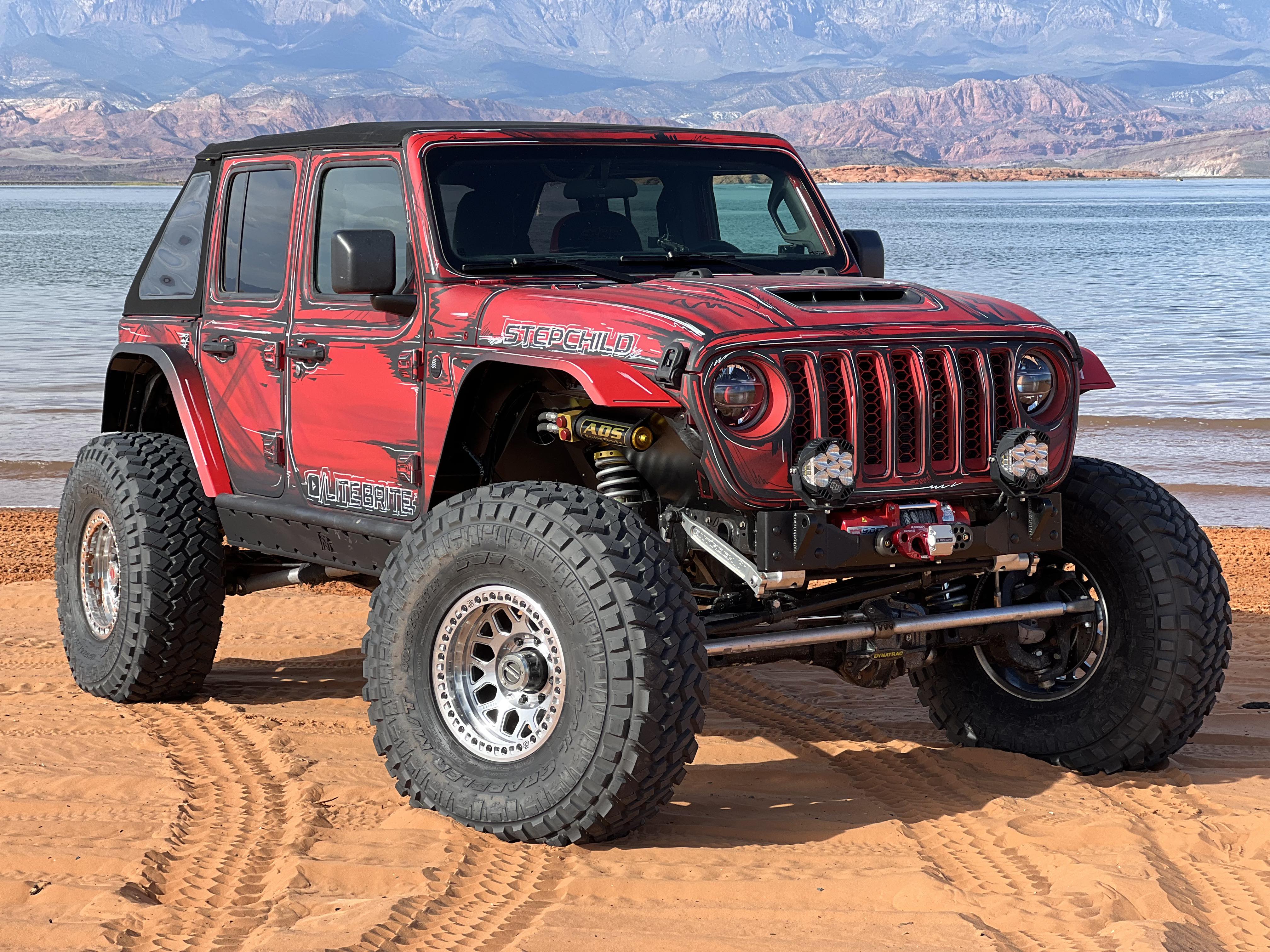 JL/JT Aluminum High Line Fender Flares (Front)